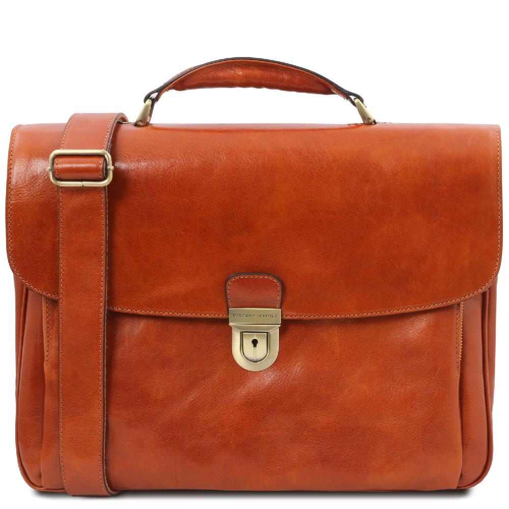 Tuscany Leather Borsa Porta Computer TL SMART Multiscomparto in Pelle Discount Store per i nuovi prodotti
