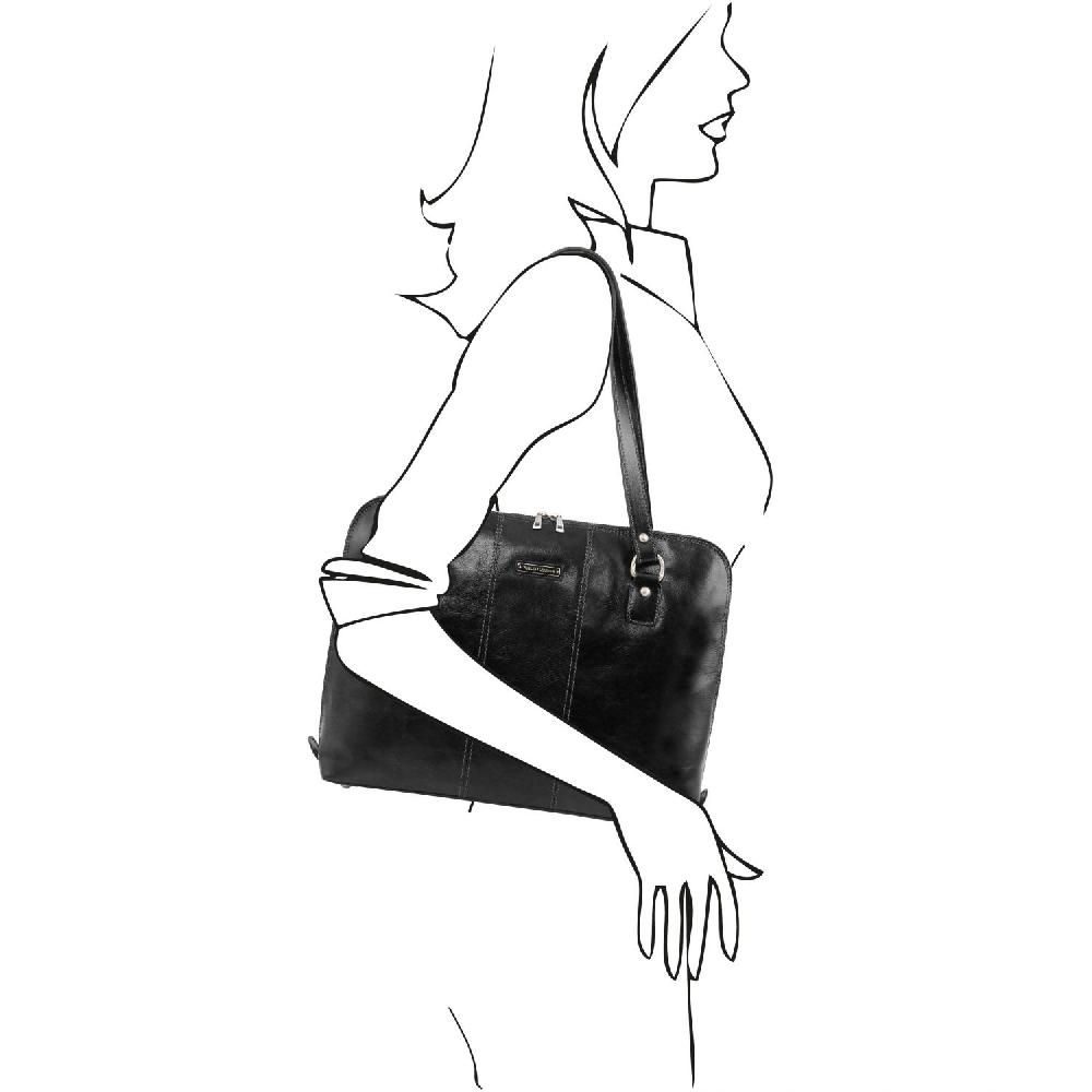 Tuscany Leather Esclusiva Borsa da Lavoro per Donna Officina