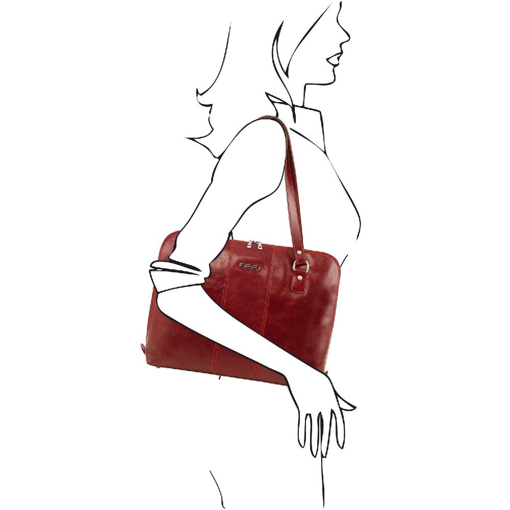 Tuscany Leather Esclusiva Borsa da Lavoro per Donna Esporta salva