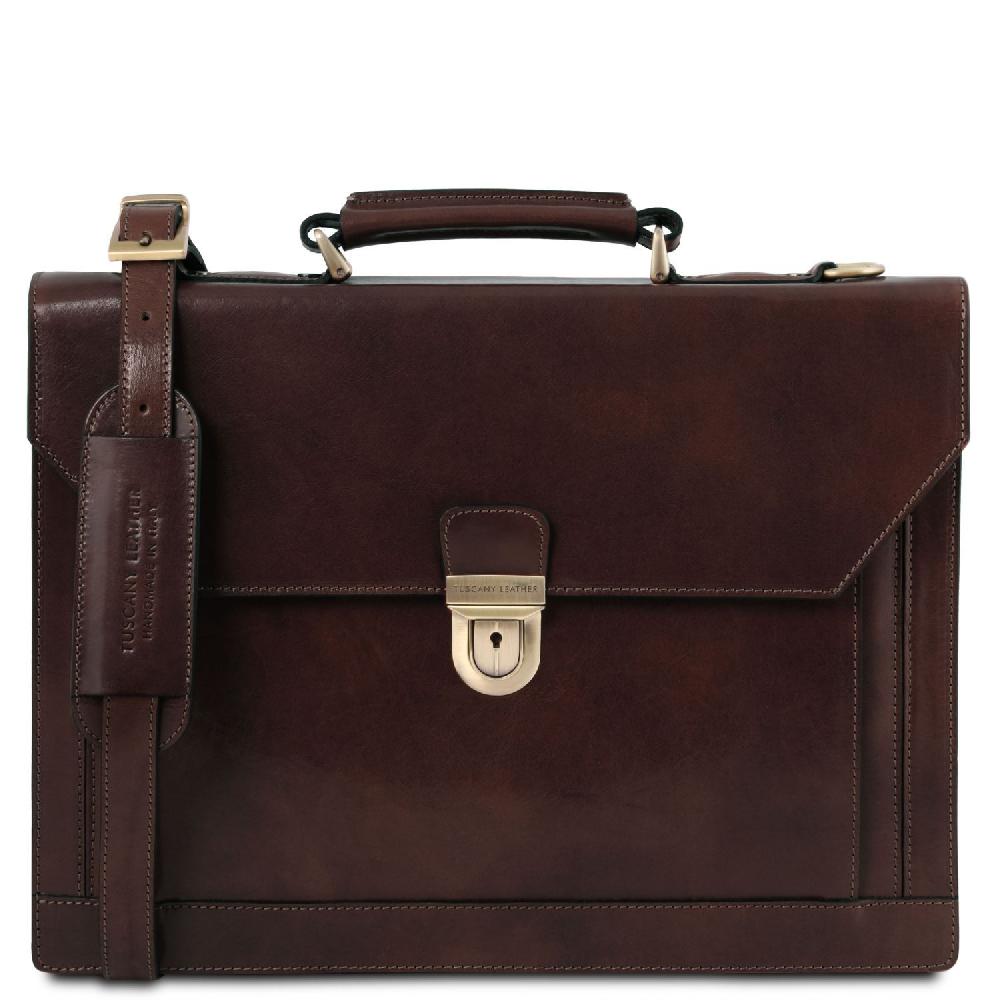 Tuscany Leather Cartella in Pelle 3 Scomparti In vendita