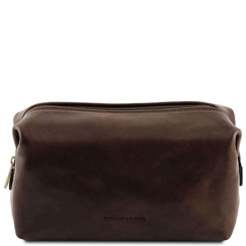 Tuscany Leather Beauty Case in Pelle - Misura Grande In Linea