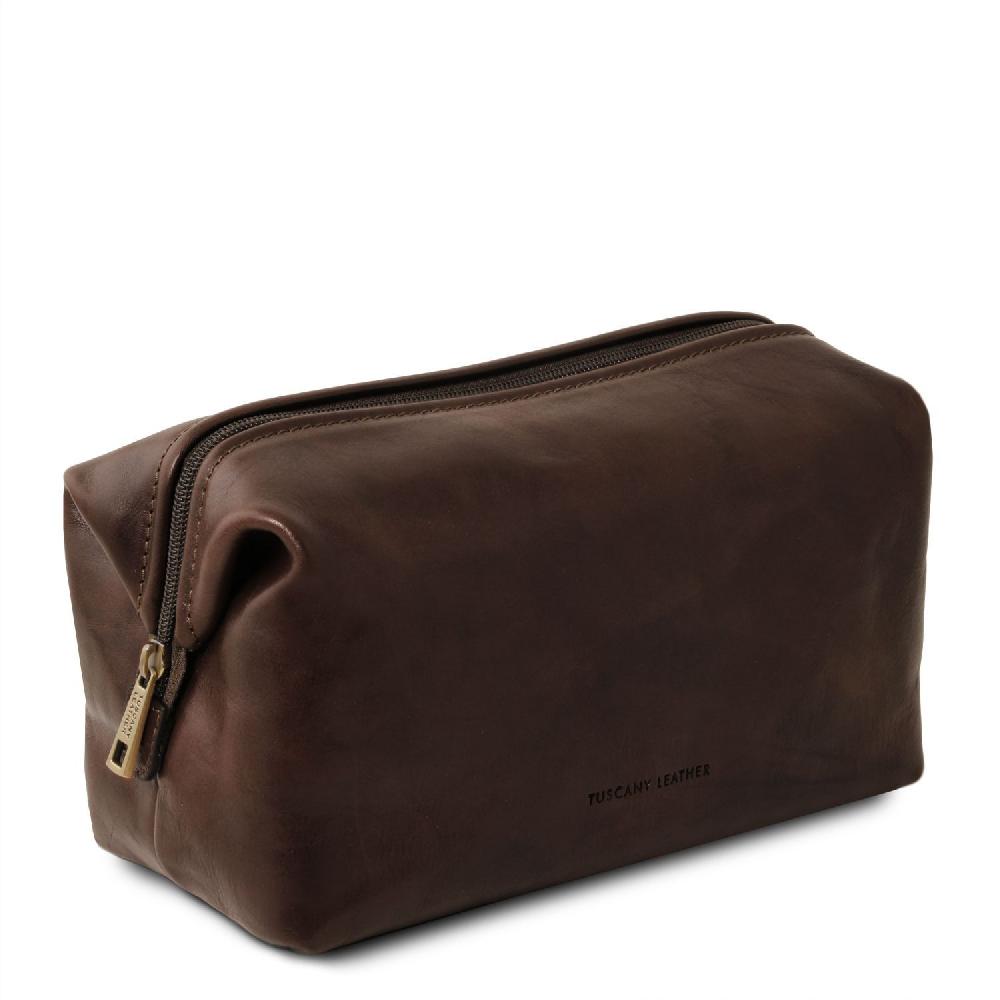 Tuscany Leather Beauty Case in Pelle - Misura Grande In Linea