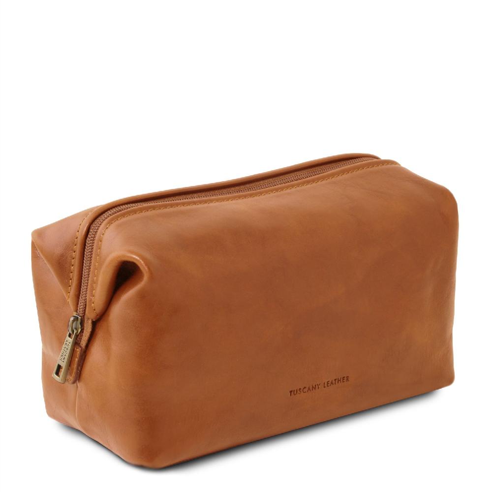 Tuscany Leather Beauty Case in Pelle - Misura Grande Qualità