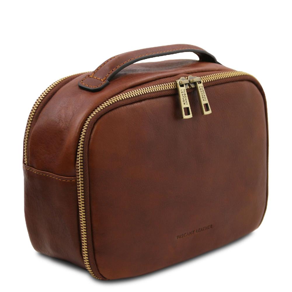 Tuscany Leather Beauty Case in Pelle Qualità Garantita
