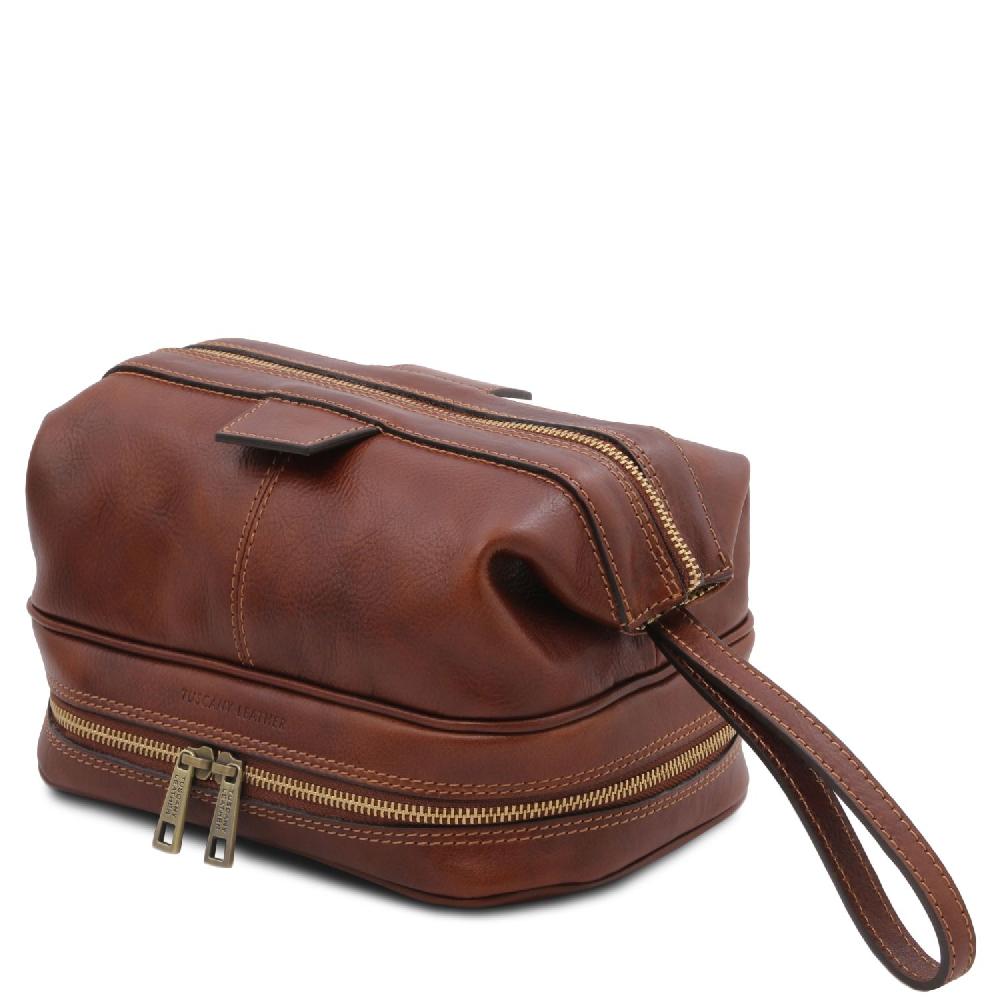 Tuscany Leather Beauty Case in Pelle Promozione Limitata