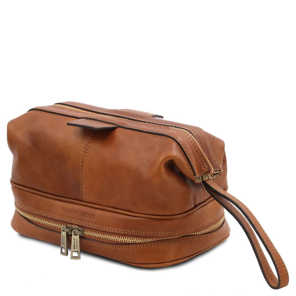 Tuscany Leather Beauty Case in Pelle Fino Al -60%