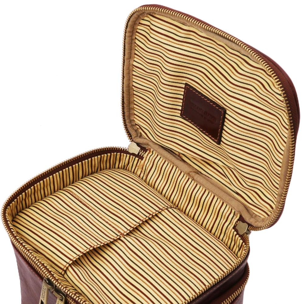 Tuscany Leather Beauty Case in Pelle In Vendita