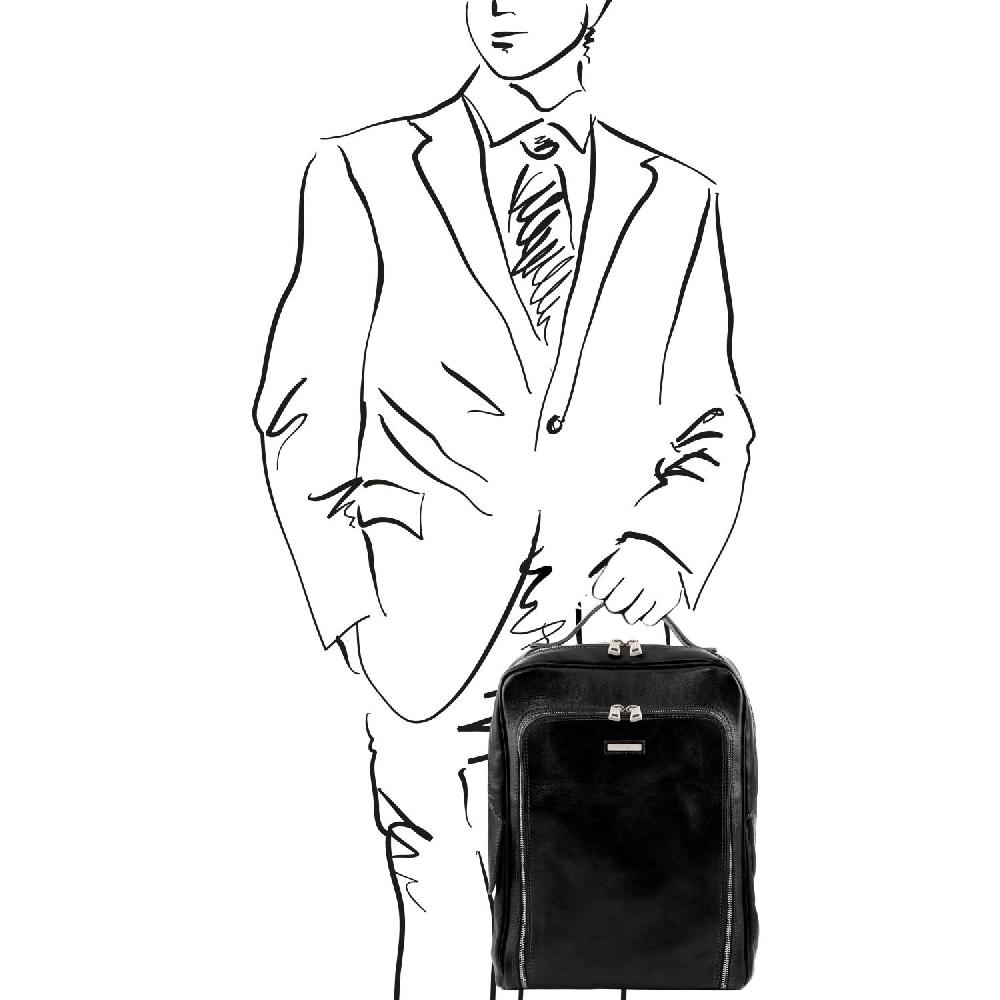 Tuscany Leather Zaino Porta Computer in Pelle Cyber Monday