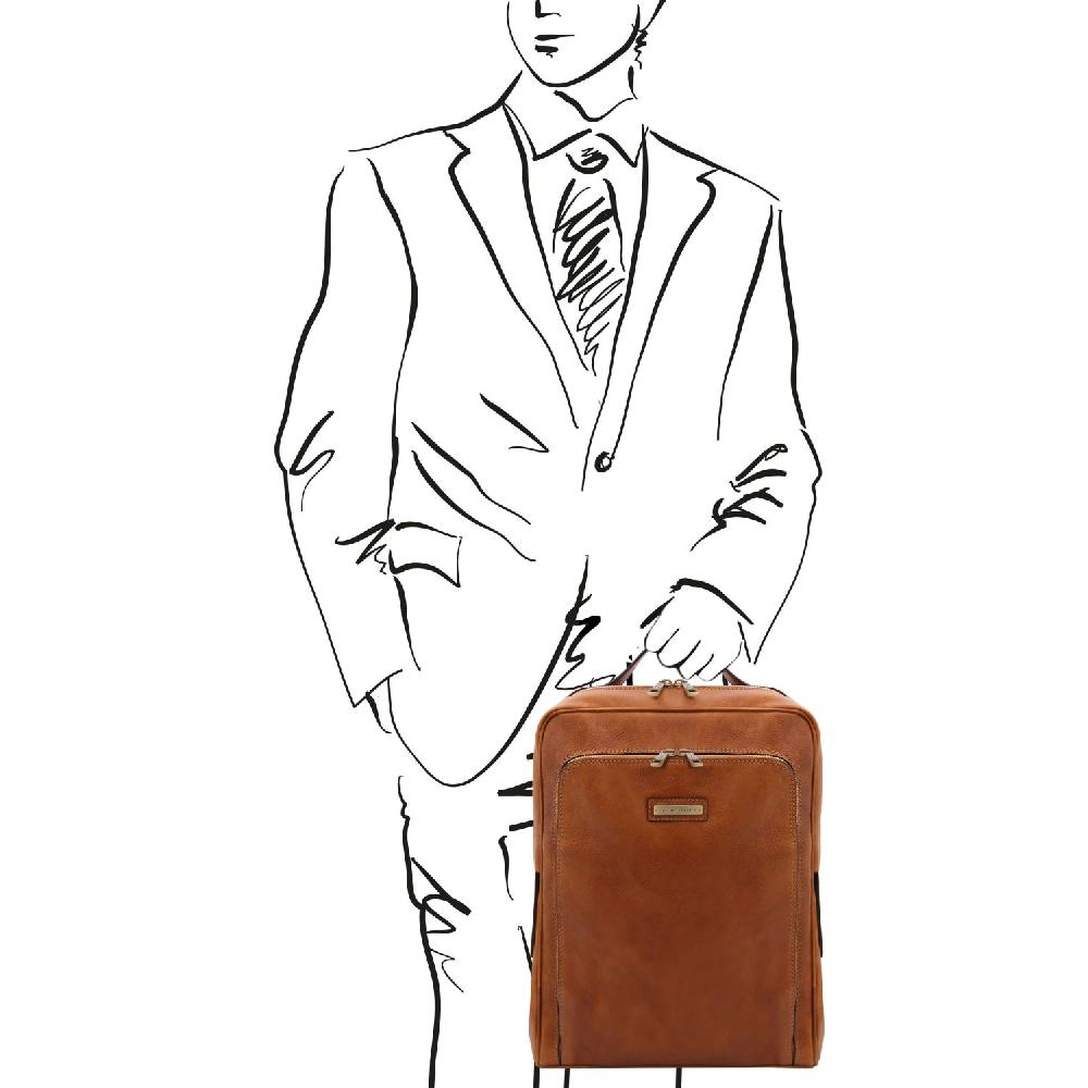 Tuscany Leather Zaino Porta Computer in Pelle Offerta natalizia