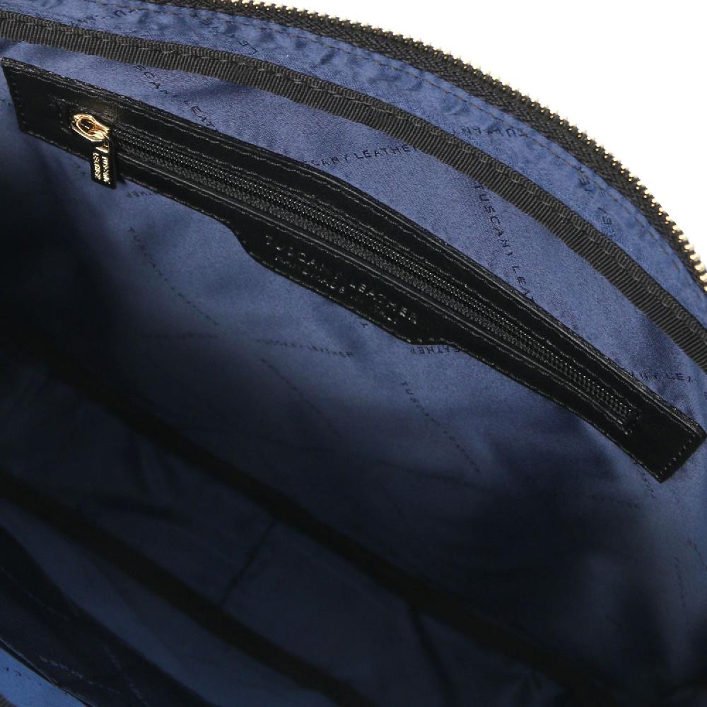 Tuscany Leather Borsa Porta Computer da Donna in Pelle Saffiano Offerta Pasqua