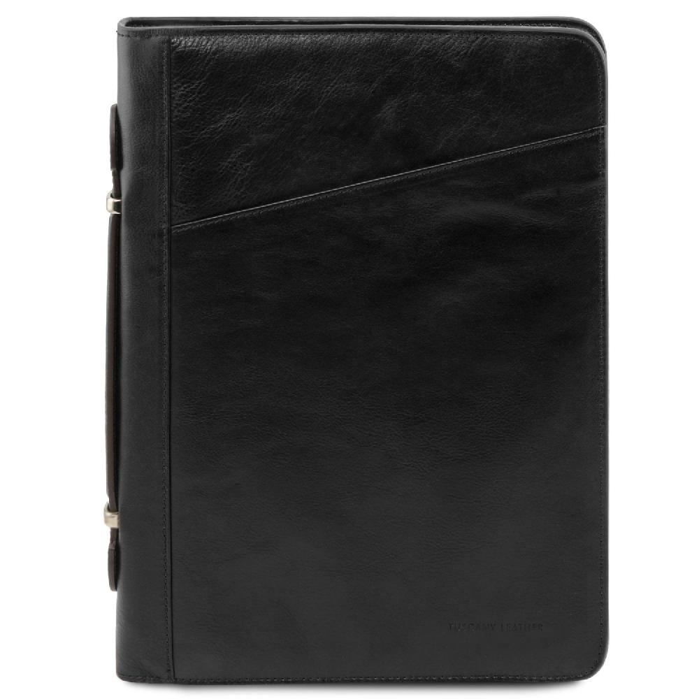 Tuscany Leather Esclusivo Portadocumenti in Pelle con Manico Smaltimento dello stoccaggio