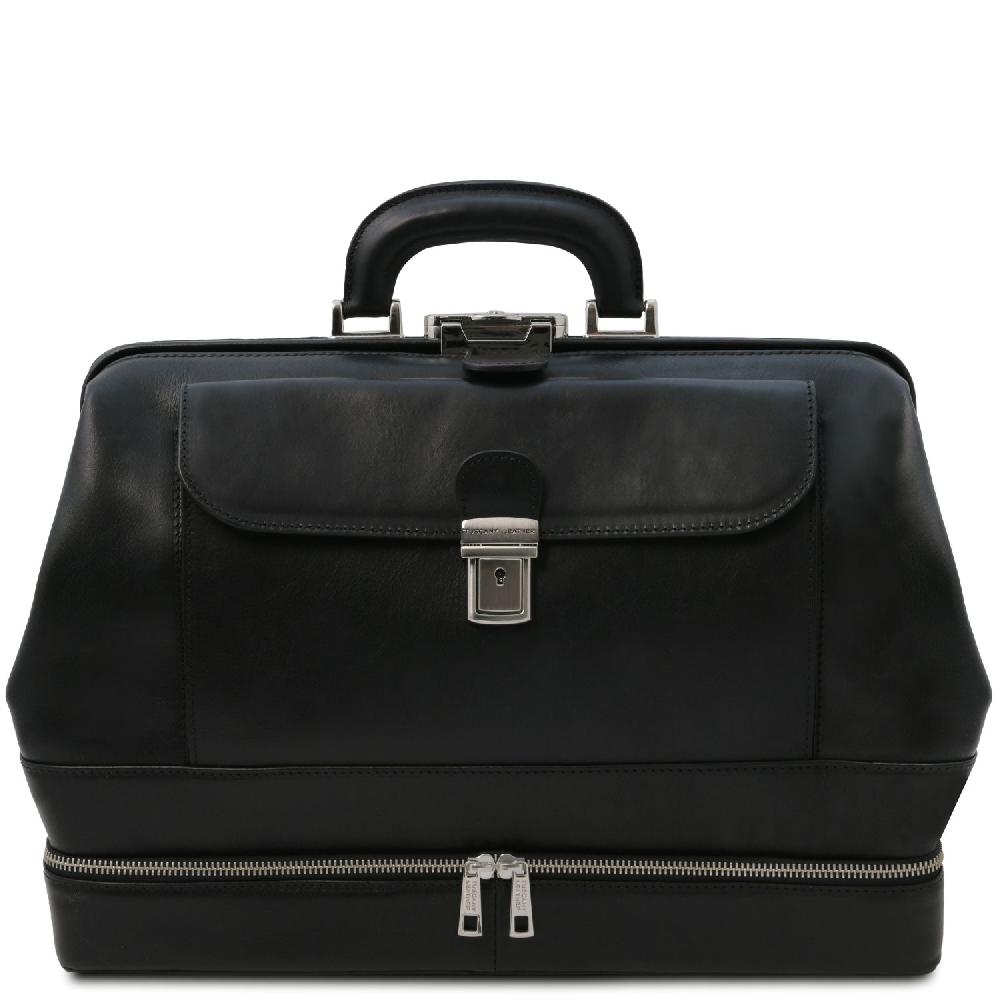 Tuscany Leather Esclusiva Borsa Medico in Pelle con Doppio Fondo Sconti VIP