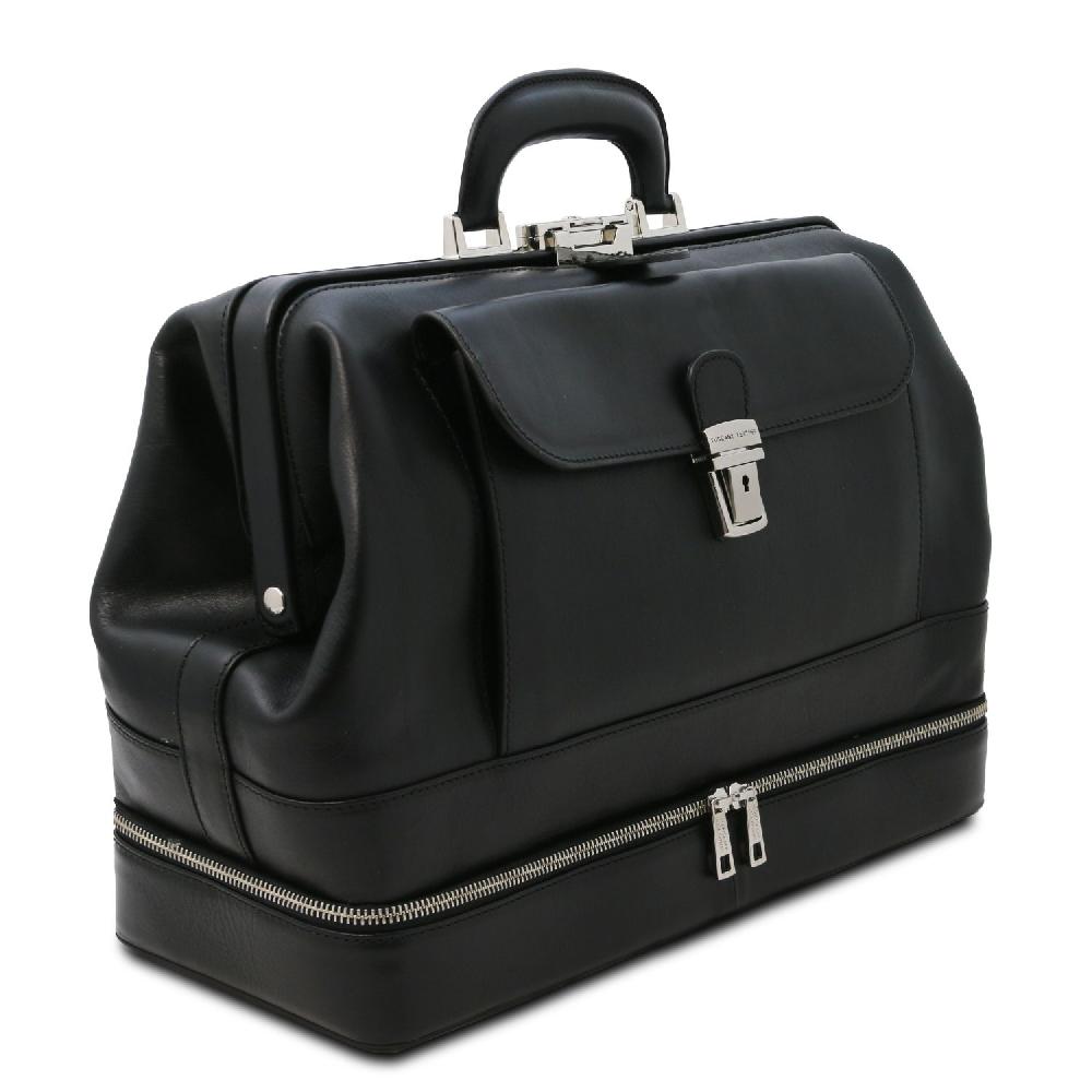 Tuscany Leather Esclusiva Borsa Medico in Pelle con Doppio Fondo Sconti VIP