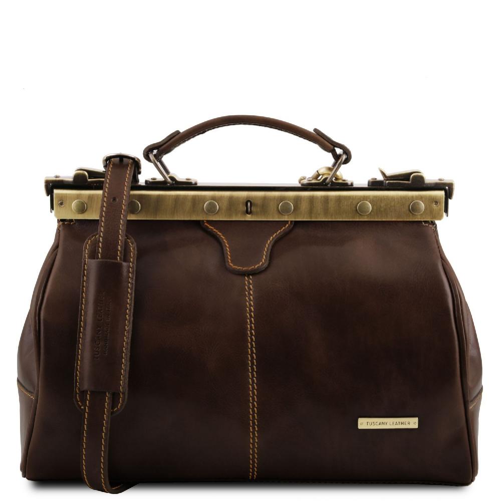 Tuscany Leather Borsa Medico in Pelle Ritorno libero