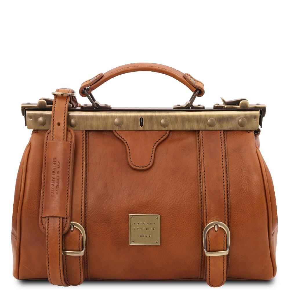 Tuscany Leather Borsa Medico in Pelle con Fibbie Frontali Promozione temporanea