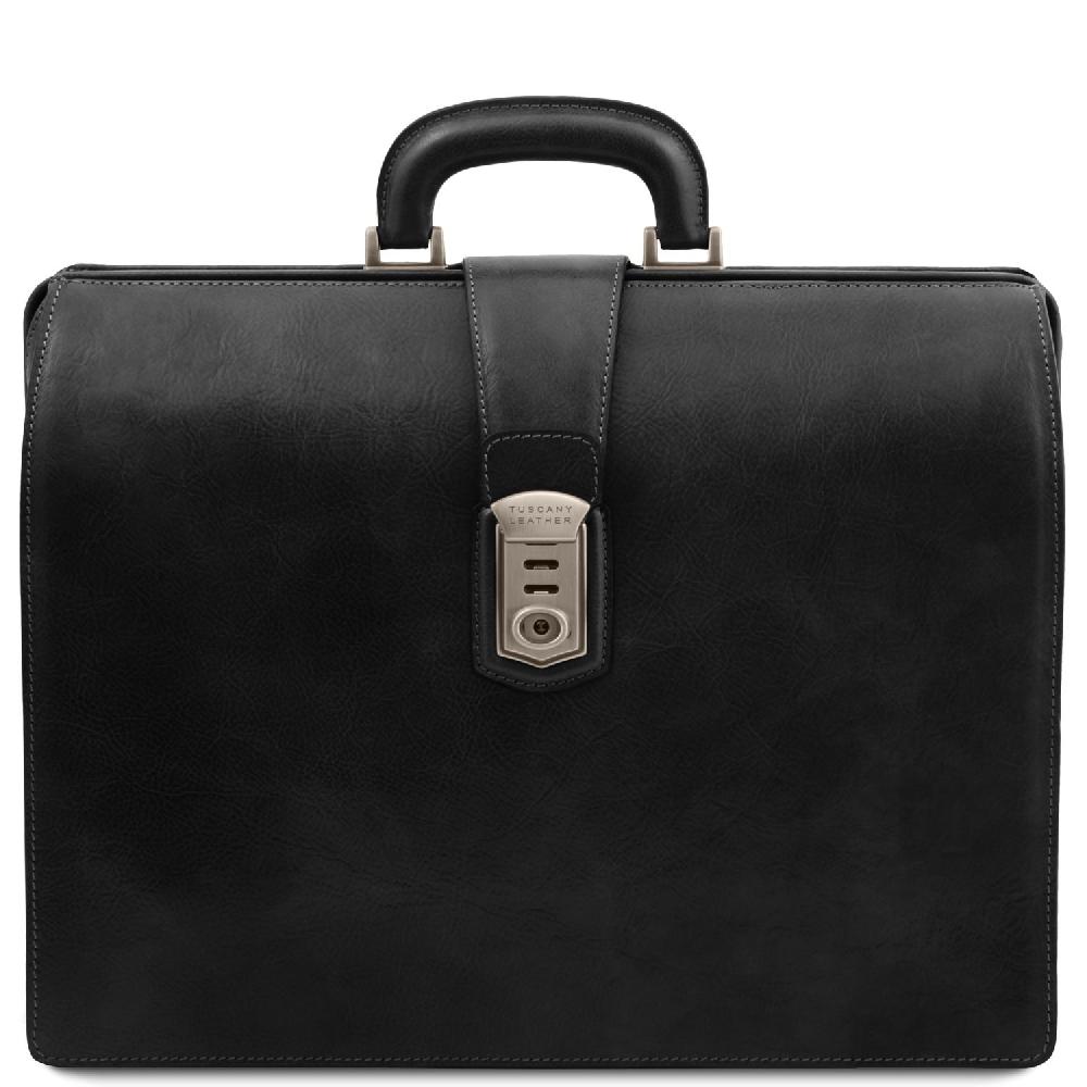 Tuscany Leather Borsa Medico in Pelle 3 Scomparti Fino al 50% di sconto