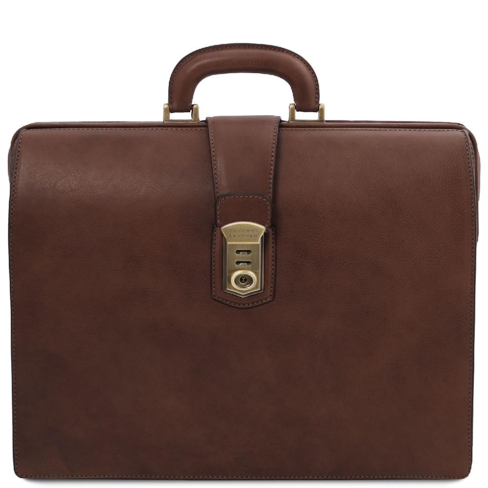 Tuscany Leather Borsa Medico in Pelle 3 Scomparti Fino al 60% di sconto