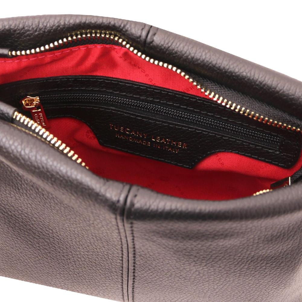 Tuscany Leather Borsa a Tracolla in Pelle Morbida Offerta speciale della fabbrica