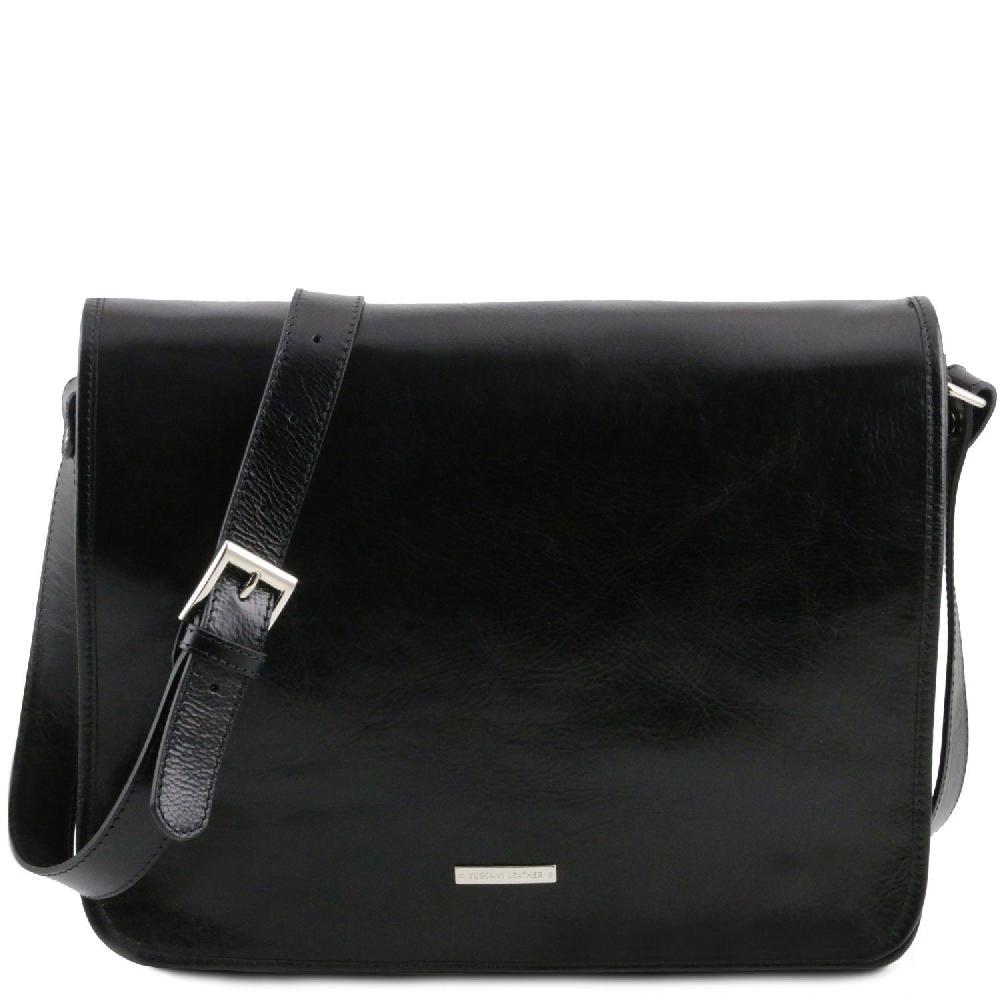 Tuscany Leather Borsa a Tracolla 2 Scomparti - Misura Grande In vendita