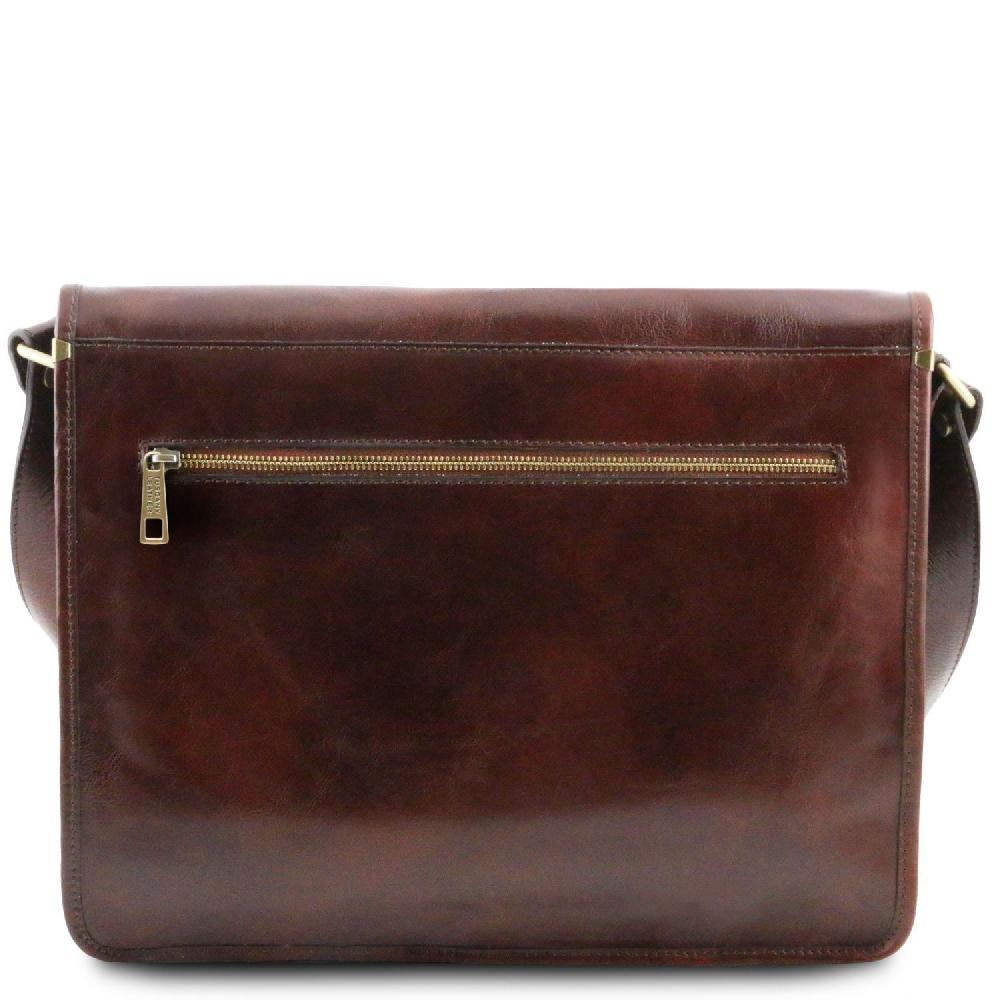 Tuscany Leather Borsa a Tracolla 2 Scomparti - Misura Grande Duty-free