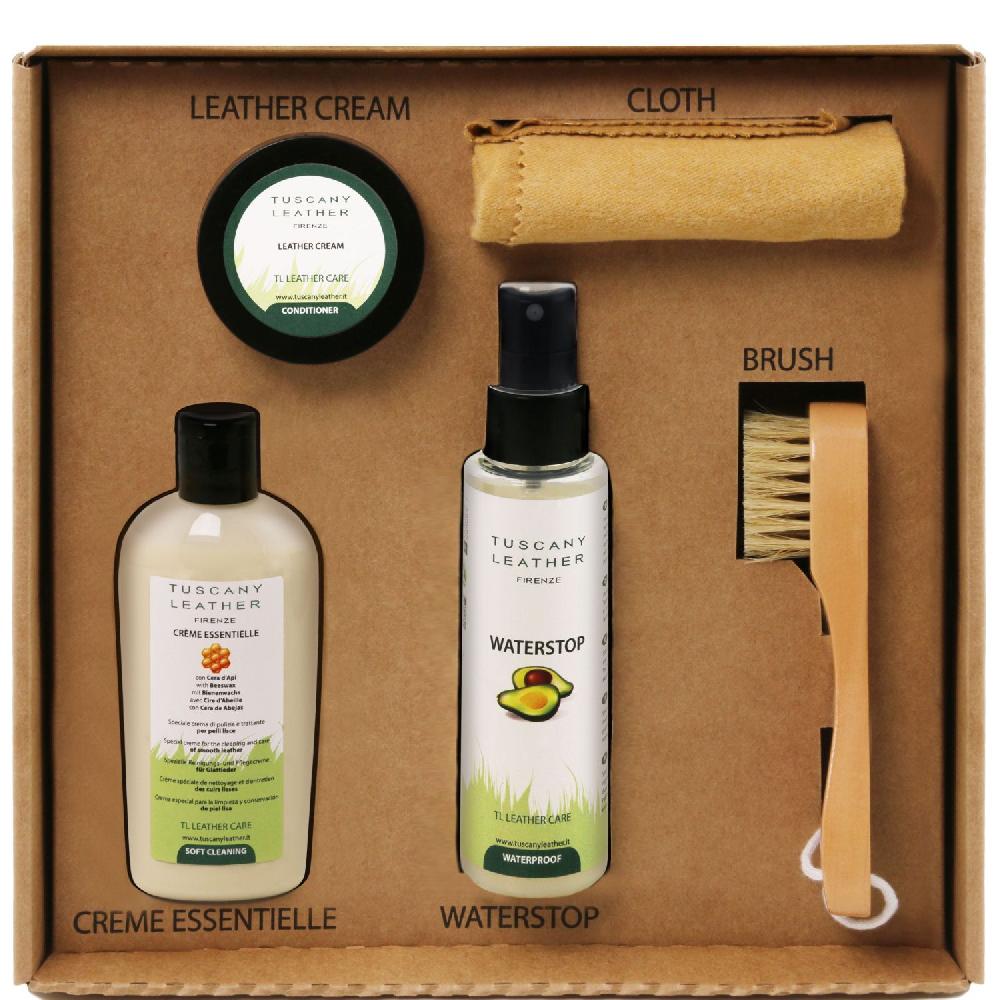 Tuscany Leather Prodotti per la Cura Della Pelle set Completo Consegna Veloce