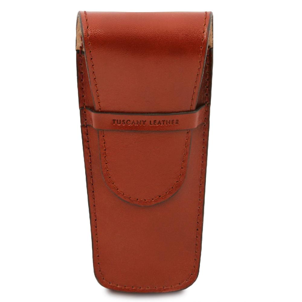 Tuscany Leather Elegante Porta Penne 2 Posti/porta Orologio in Pelle Prezzo Ridotto