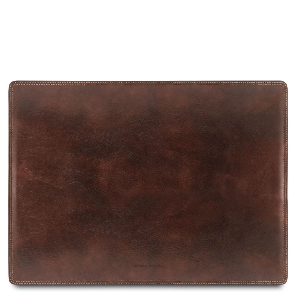Tuscany Leather Sottomano da Scrivania Tappetino per Mouse e Vuotatasche in Pelle Convenienza