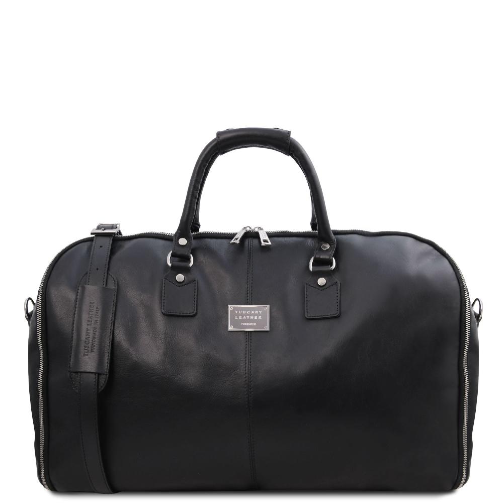 Tuscany Leather Borsone da Viaggio/Porta Abiti in Pelle Prezzo di fabbrica