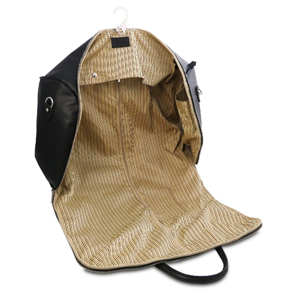 Tuscany Leather Borsone da Viaggio/Porta Abiti in Pelle Prezzo di fabbrica