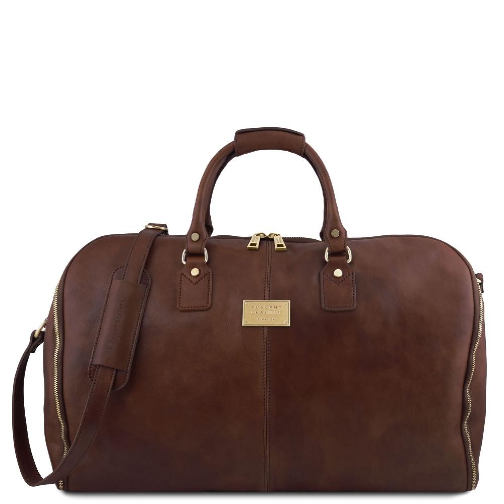 Tuscany Leather Borsone da Viaggio/Porta Abiti in Pelle Offerta speciale