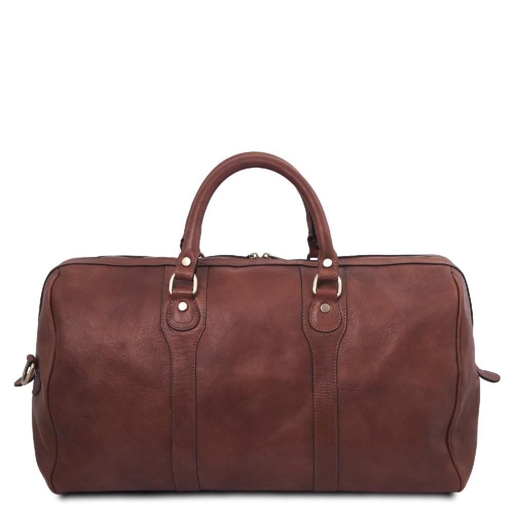 Tuscany Leather Borsone da Viaggio in Pelle Offerta natalizia