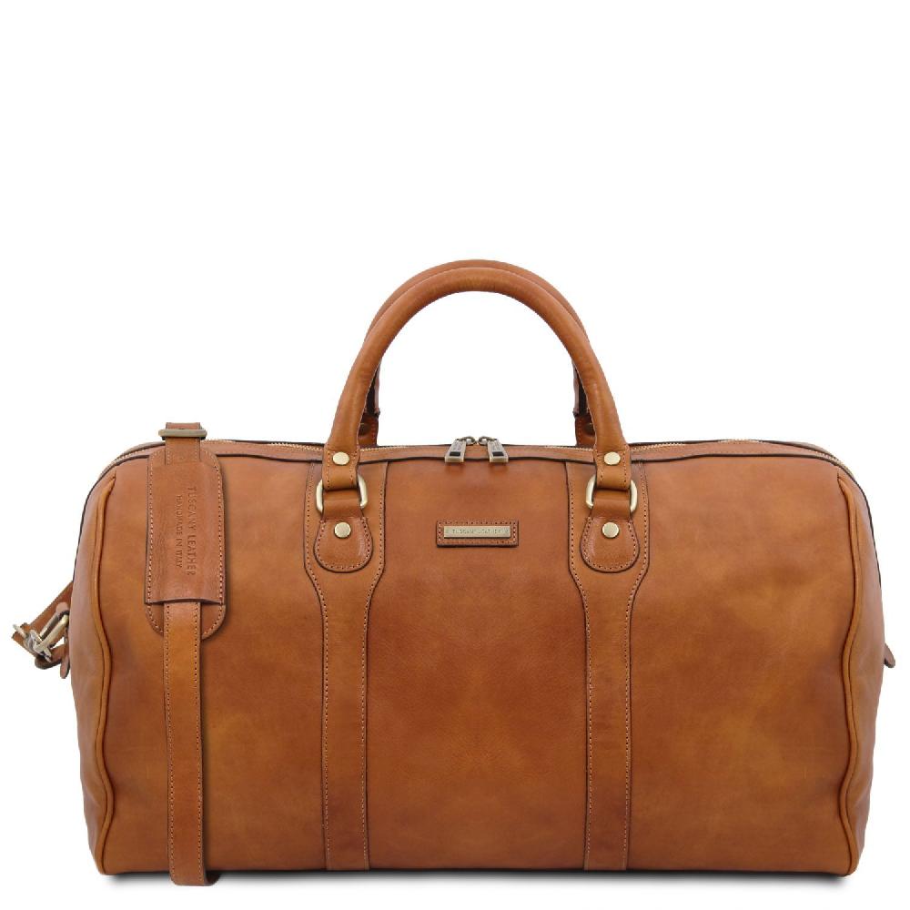 Tuscany Leather Borsone da Viaggio in Pelle Offerta Pasqua