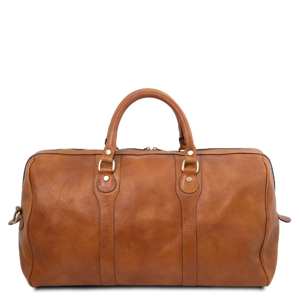Tuscany Leather Borsone da Viaggio in Pelle Offerta Pasqua