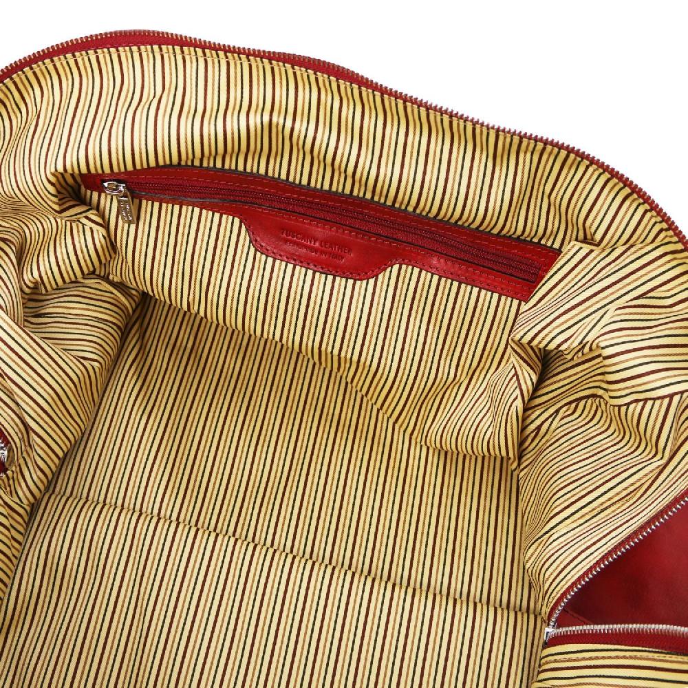 Tuscany Leather Borsone da Viaggio in Pelle Offerta per la Festa della Mamma
