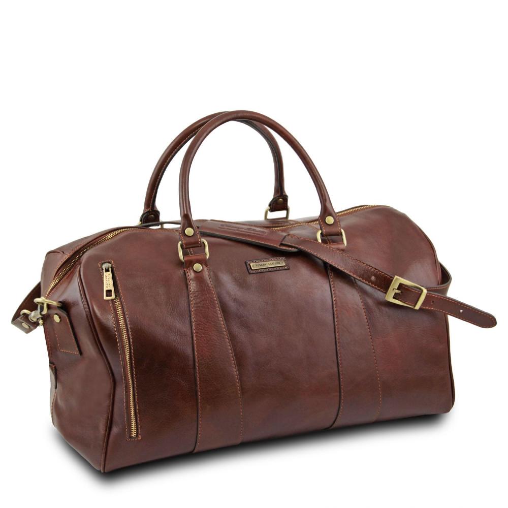 Tuscany Leather Borsone da Viaggio in Pelle - Misura Grande Latest fashion