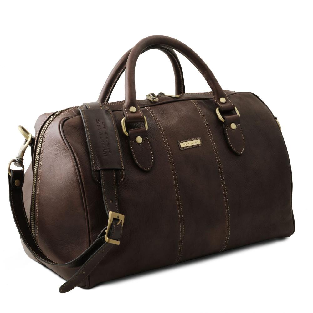 Tuscany Leather Borsone da Viaggio in Pelle - Misura Piccola Offerta temporanea