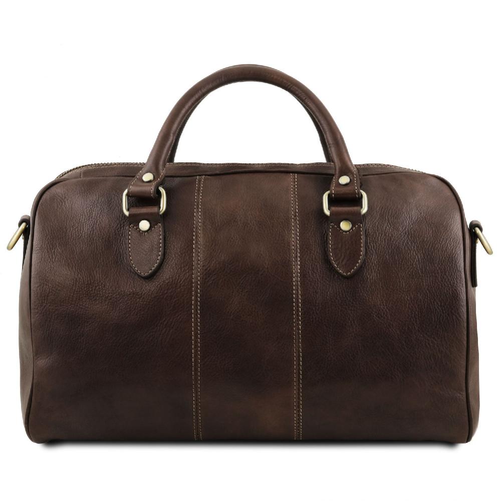 Tuscany Leather Borsone da Viaggio in Pelle - Misura Piccola Offerta temporanea