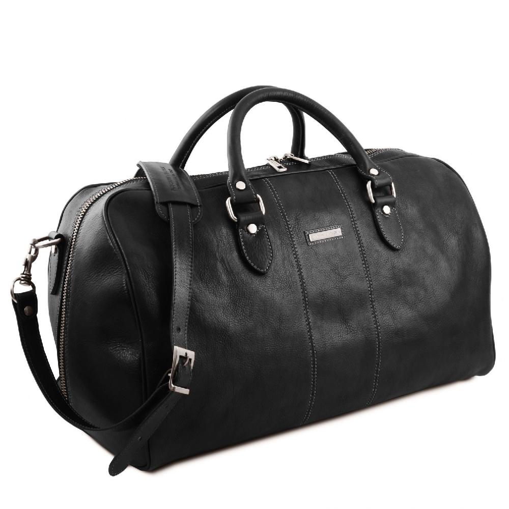 Tuscany Leather Borsone da Viaggio in Pelle - Misura Grande Grandi sconti