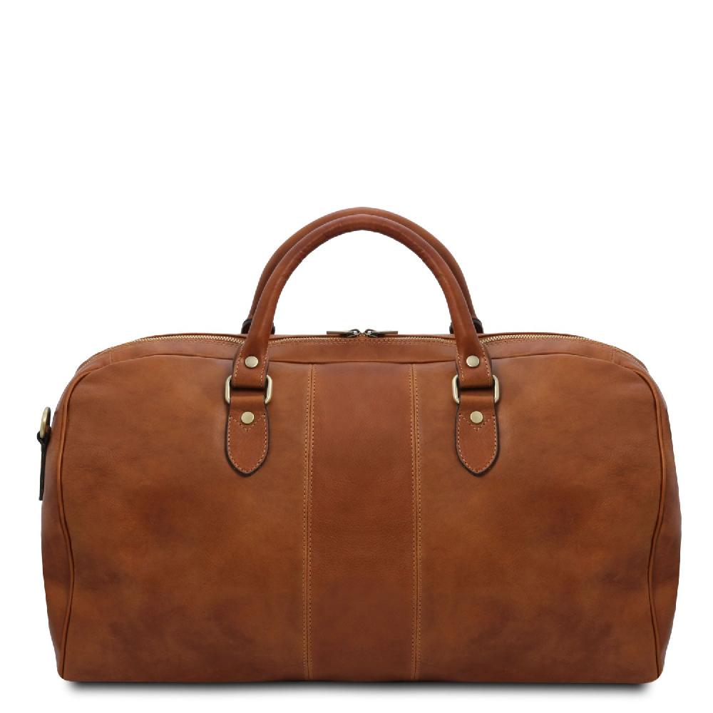 Tuscany Leather Borsone da Viaggio in Pelle - Misura Grande Liquidazione