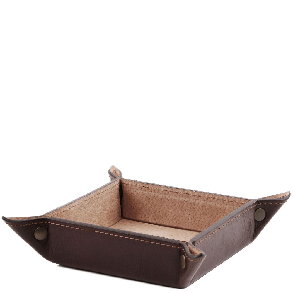 Tuscany Leather Esclusivo Svuotatasche in Pelle Misura Grande Prezzo basso