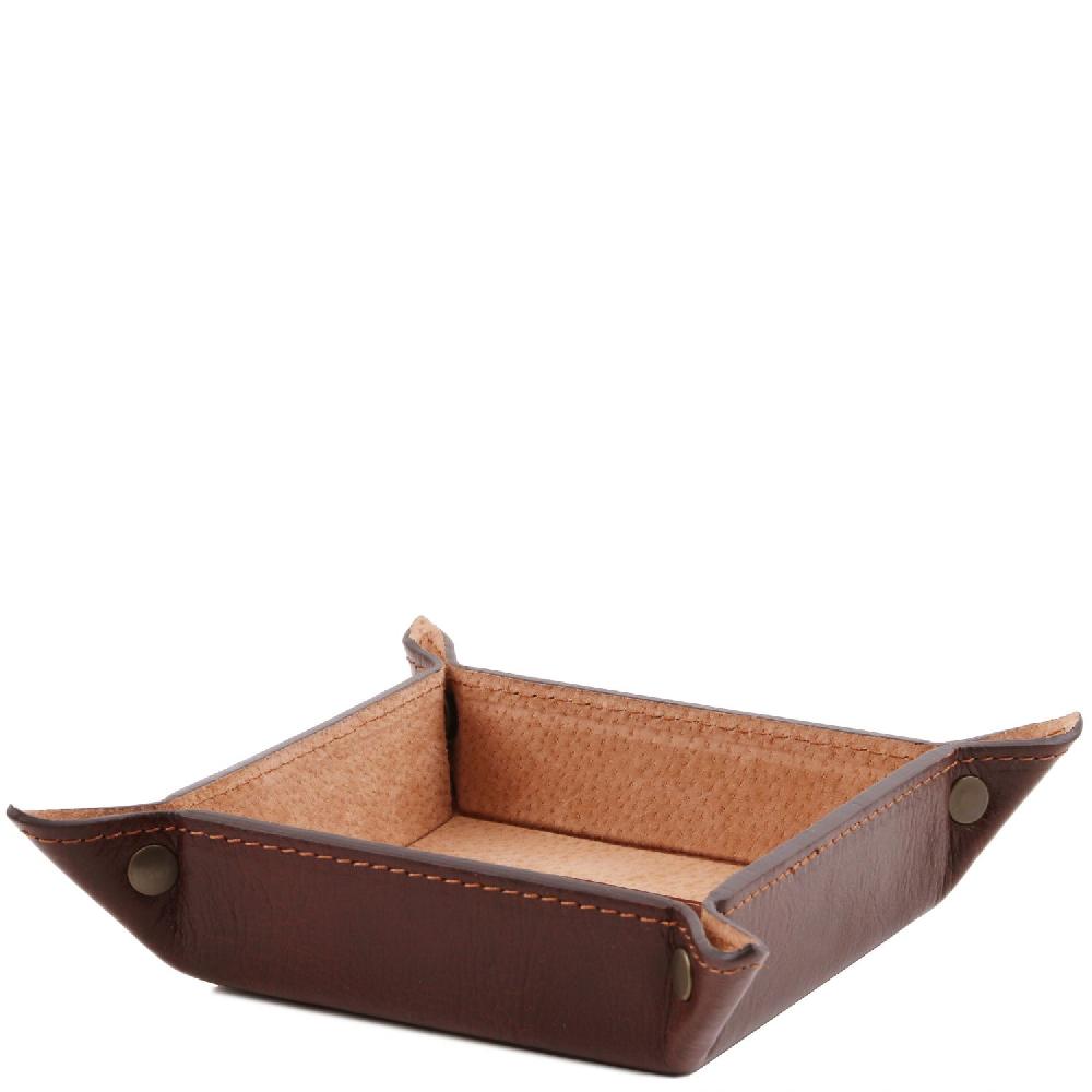 Tuscany Leather Esclusivo Svuotatasche in Pelle Misura Grande Super Saving Price