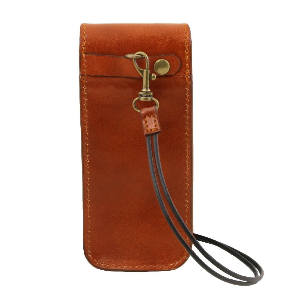 Tuscany Leather Esclusivo Portaocchiali/Portacellulare/porta Orologio a Tracolla in Pelle Latest stili
