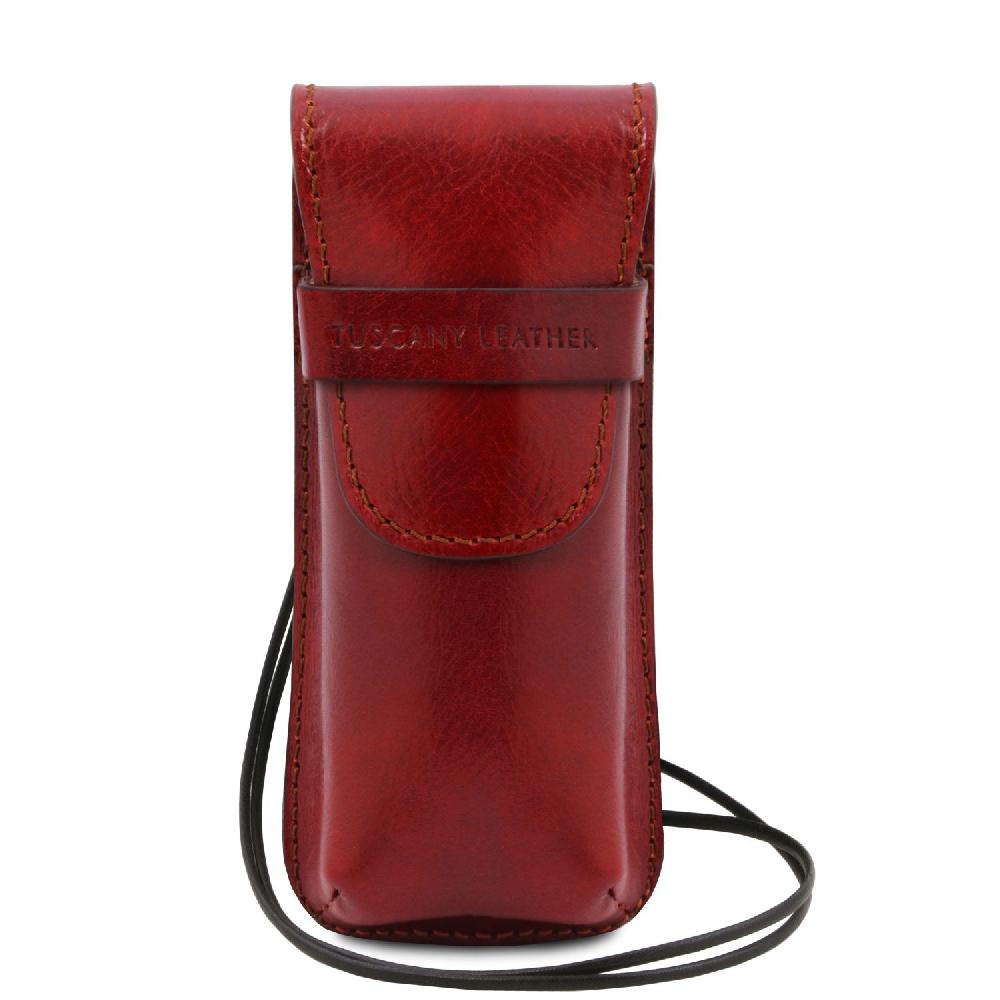 Tuscany Leather Esclusivo Portaocchiali/Portacellulare/porta Orologio a Tracolla in Pelle Ultimi due giorni