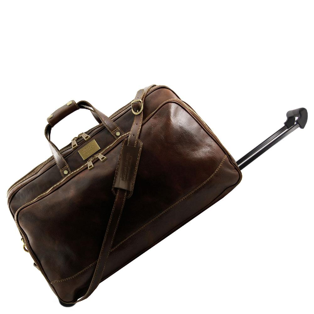 Tuscany Leather Borsa-Trolley in Pelle - Misura Piccola Fino al 50% di sconto
