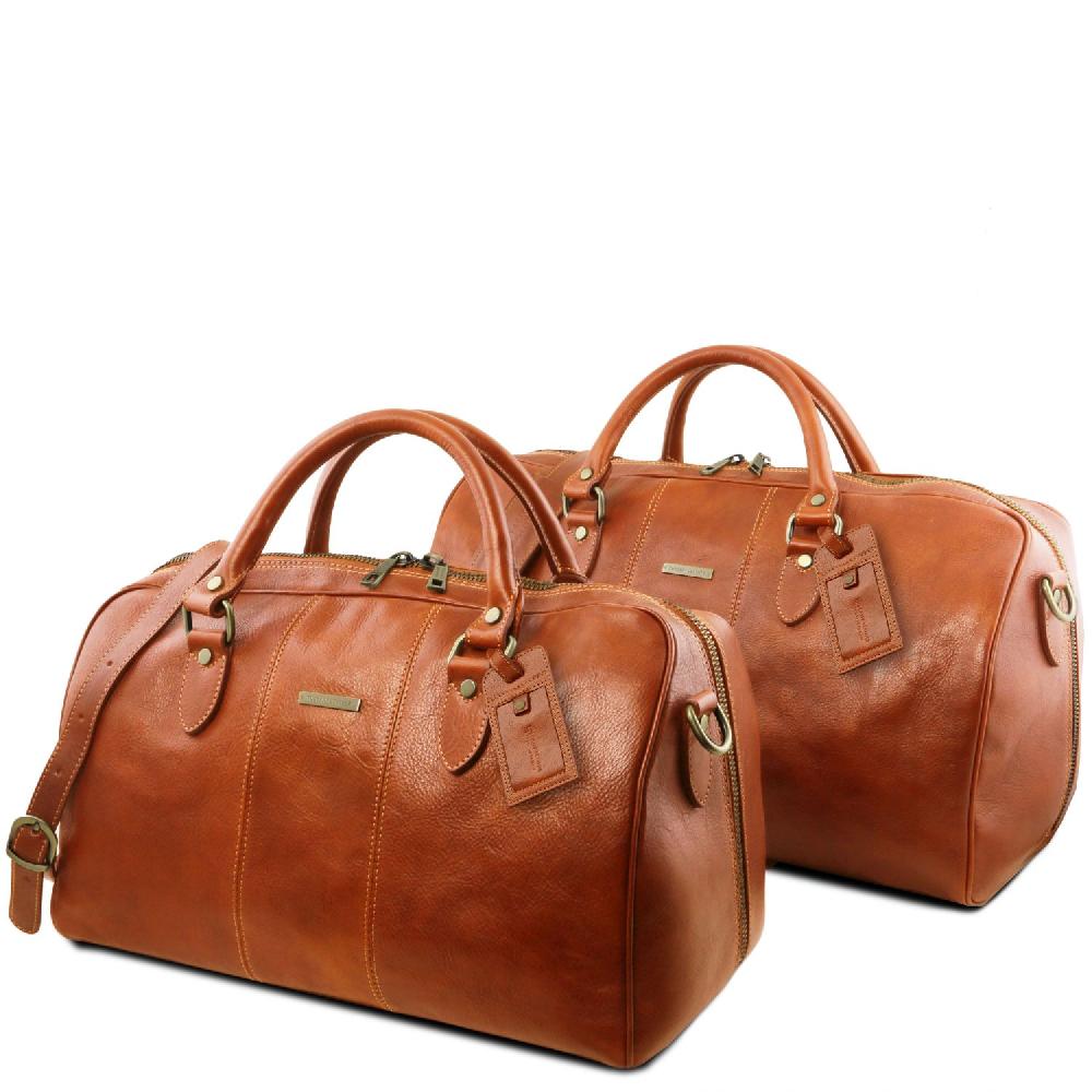 Tuscany Leather Set da Viaggio in Pelle Trasporto libero internazionale