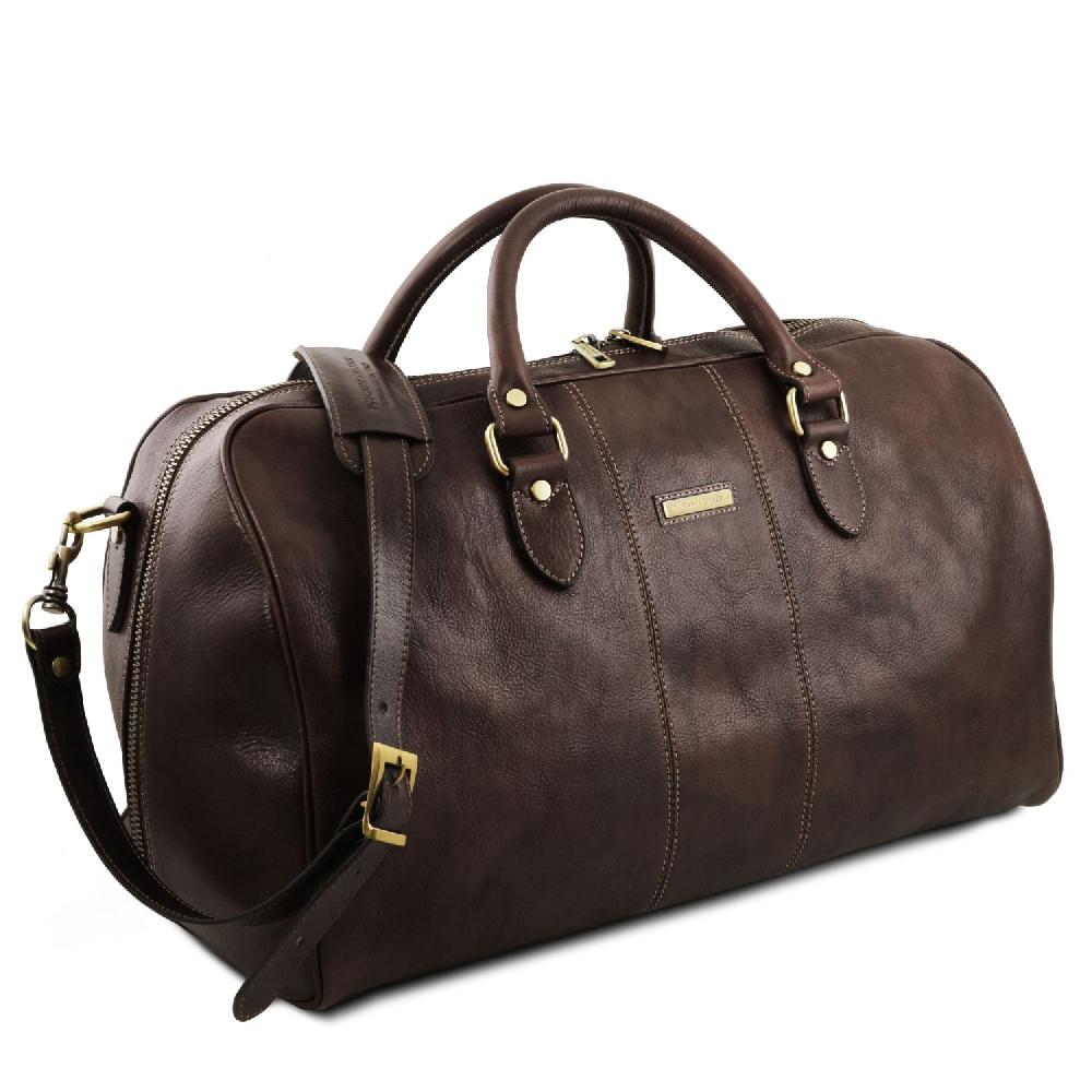 Tuscany Leather Borsone da Viaggio in Pelle e Beauty Case in Pelle Limitato a 3 giorni