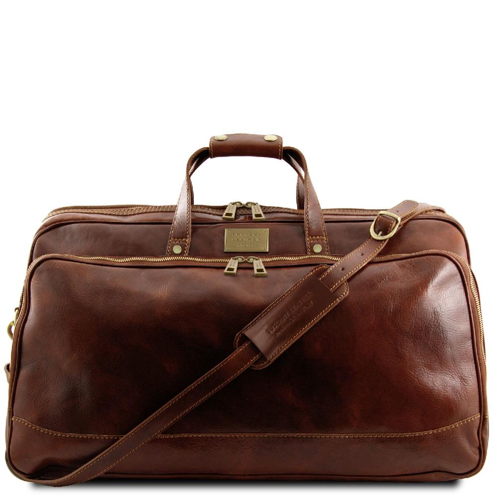Tuscany Leather Set Trolley da Viaggio in Pelle Duty-free