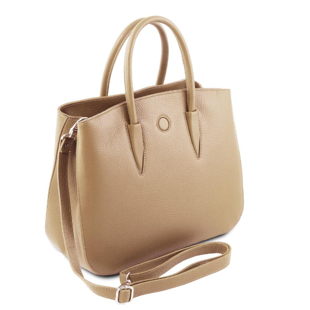 Tuscany Leather Borsa a Mano in Pelle Spedizione Gratuita