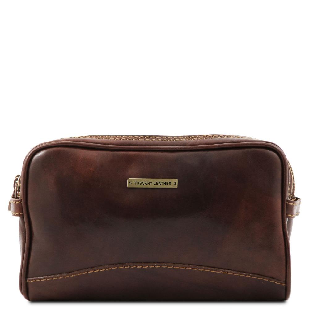 Tuscany Leather Beauty Case in Pelle Qualità Garantita