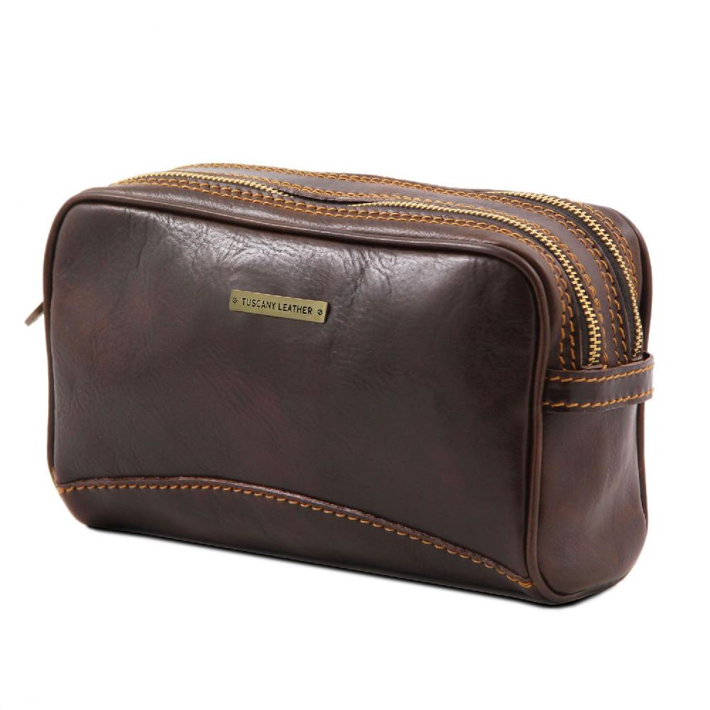 Tuscany Leather Beauty Case in Pelle Qualità Garantita